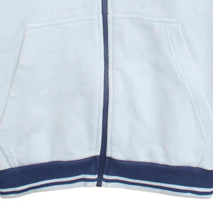 Mens UK Size M Nike Blue Full Zip Hoodie