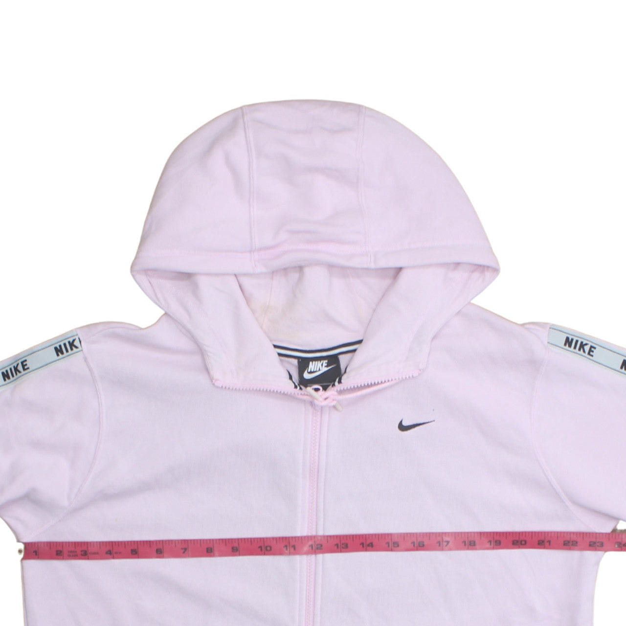 Womens UK Size L Nike Pink Full Zip Hoodie
