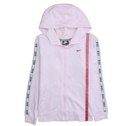 Womens UK Size L Nike Pink Full Zip Hoodie