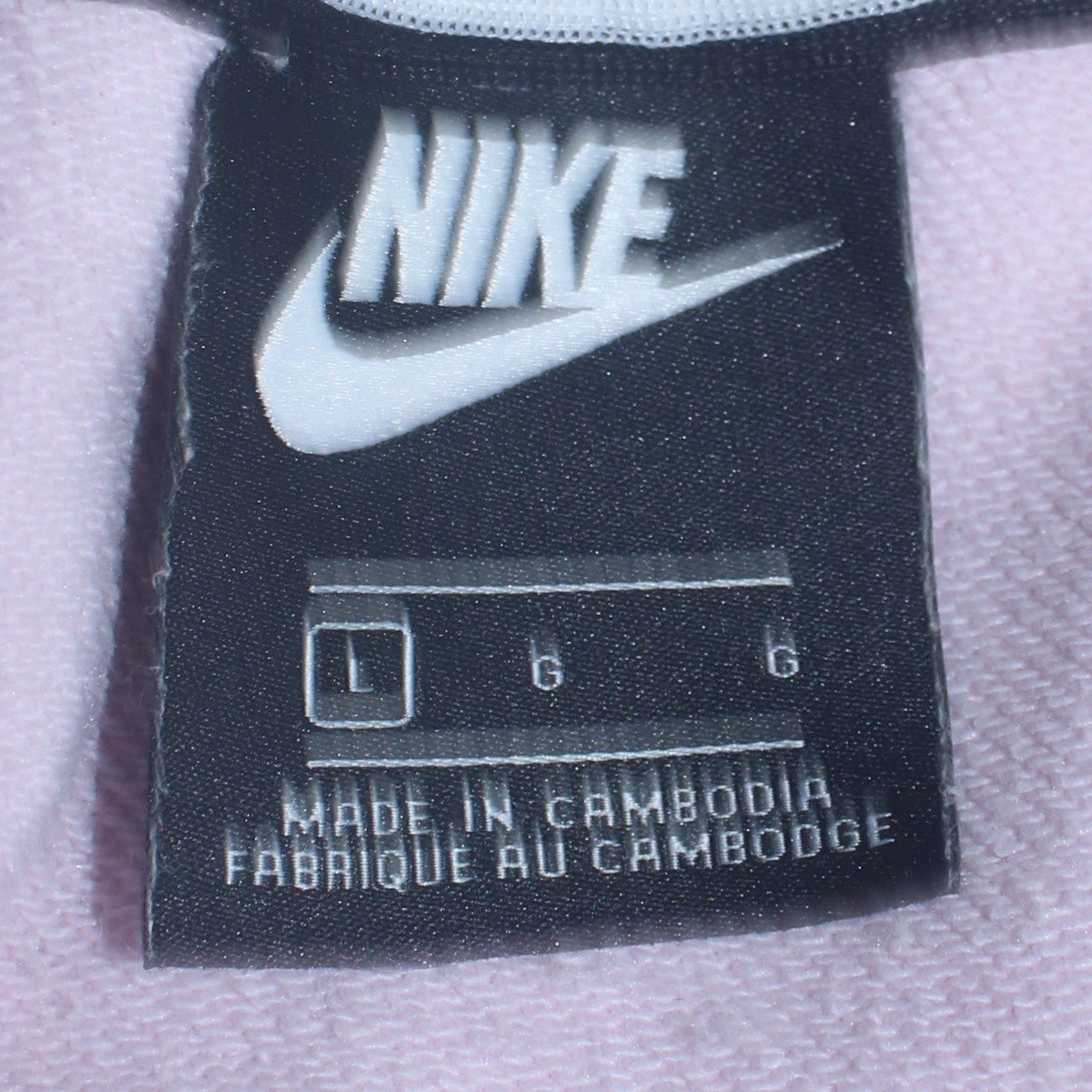 Womens UK Size L Nike Pink Full Zip Hoodie