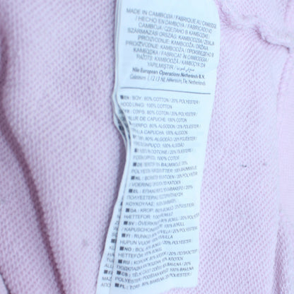 Womens UK Size L Nike Pink Full Zip Hoodie