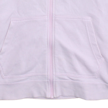 Womens UK Size L Nike Pink Full Zip Hoodie