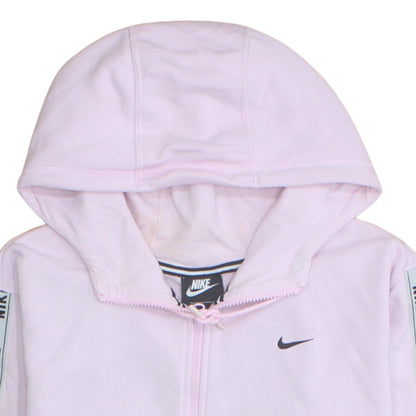 Womens UK Size L Nike Pink Full Zip Hoodie