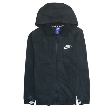 Mens UK Size M Nike Black Full Zip Hoodie