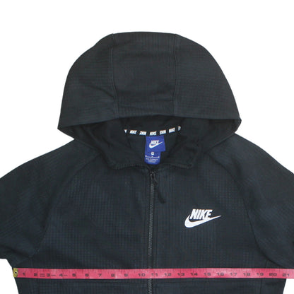 Mens UK Size M Nike Black Full Zip Hoodie