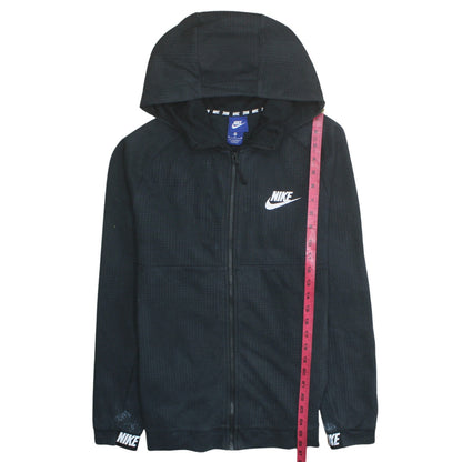 Mens UK Size M Nike Black Full Zip Hoodie