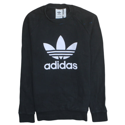 Mens UK Size S adidas Black Pullover Sweatshirt