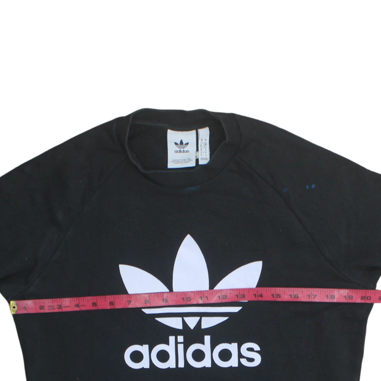 Mens UK Size S adidas Black Pullover Sweatshirt