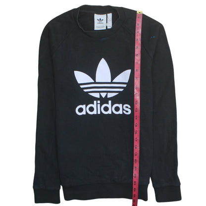 Mens UK Size S adidas Black Pullover Sweatshirt