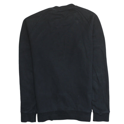 Mens UK Size S adidas Black Pullover Sweatshirt