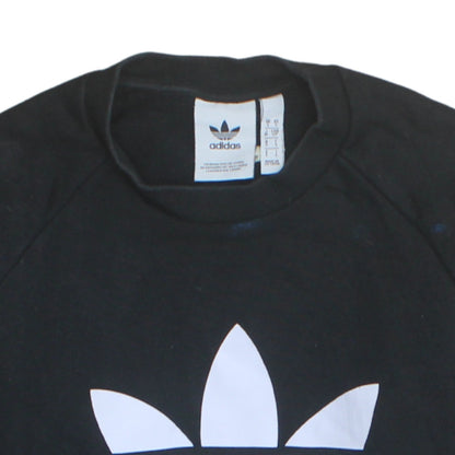 Mens UK Size S adidas Black Pullover Sweatshirt