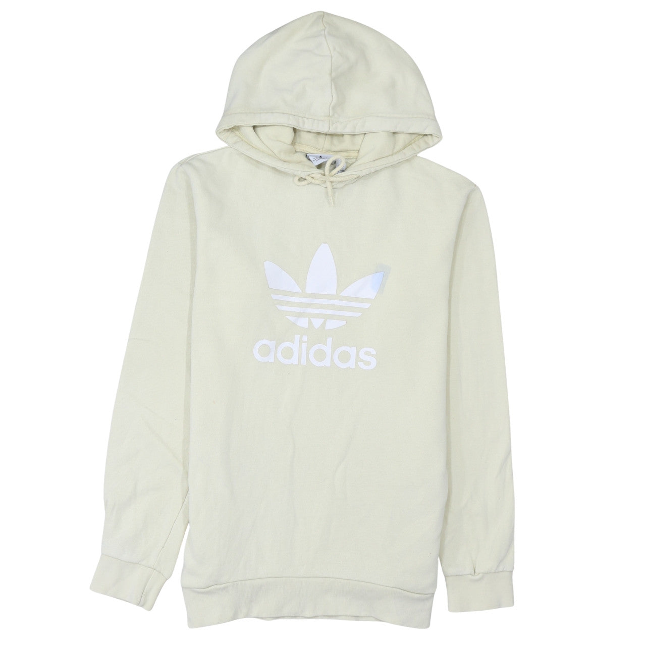 Mens UK Size S adidas Beige Pullover Hoodie