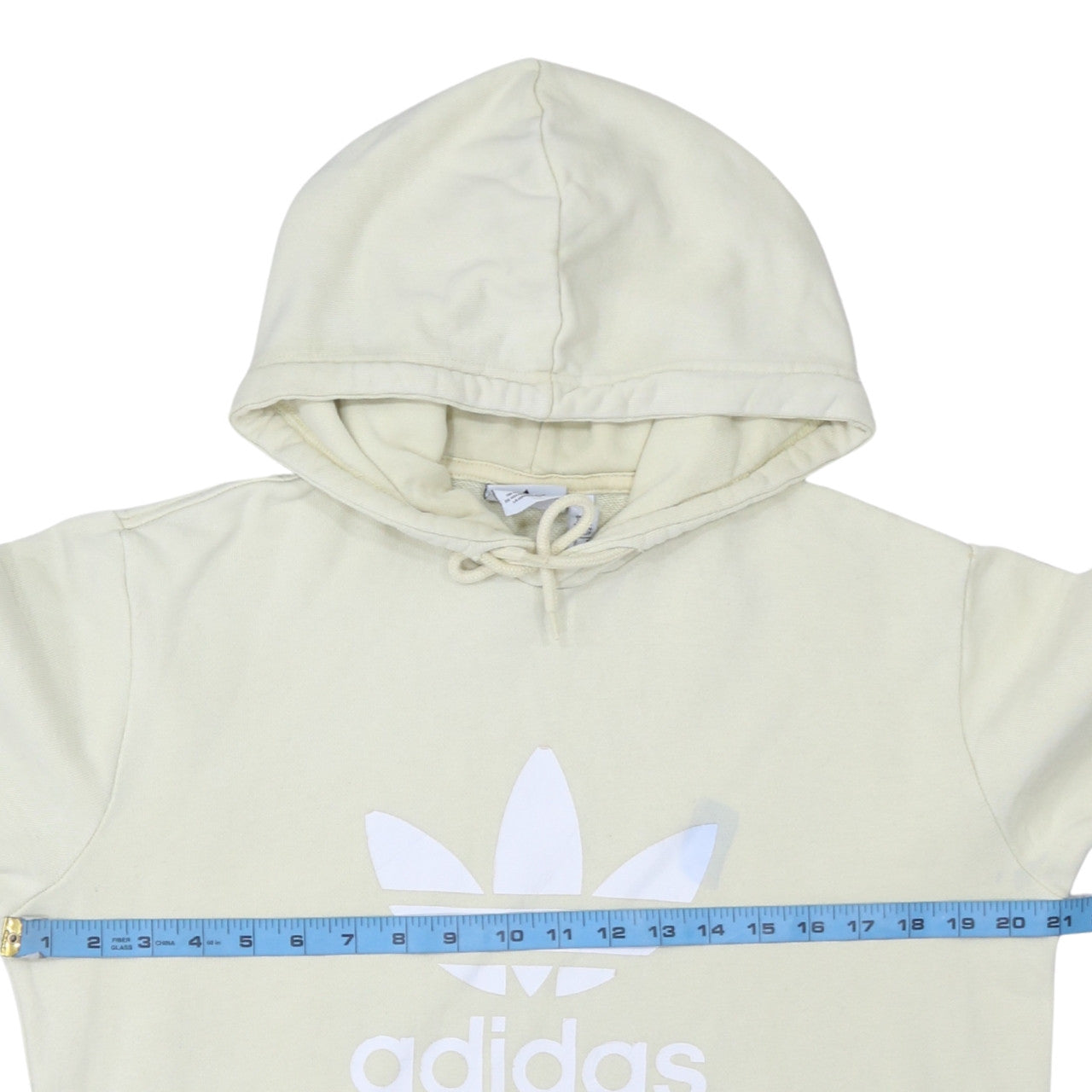 Mens UK Size S adidas Beige Pullover Hoodie