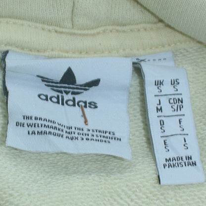 Mens UK Size S adidas Beige Pullover Hoodie