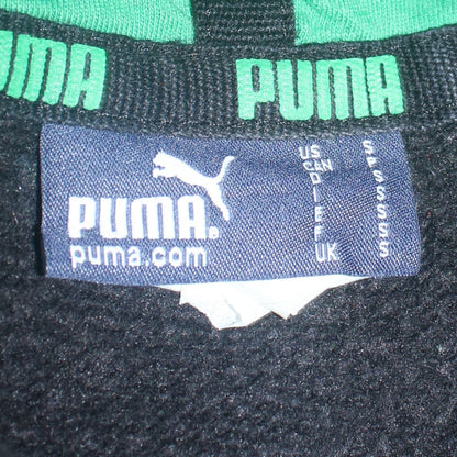 Mens UK Size S PUMA Black Pullover Hoodie