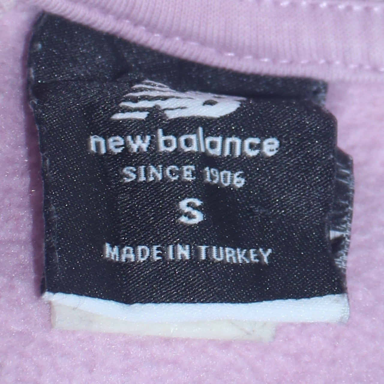 Womens UK Size S New Balance Pink Pullover Sweatshirt