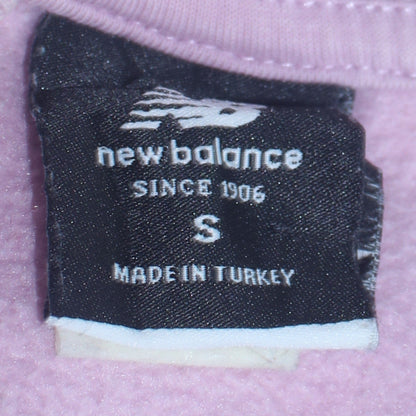 Womens UK Size S New Balance Pink Pullover Sweatshirt