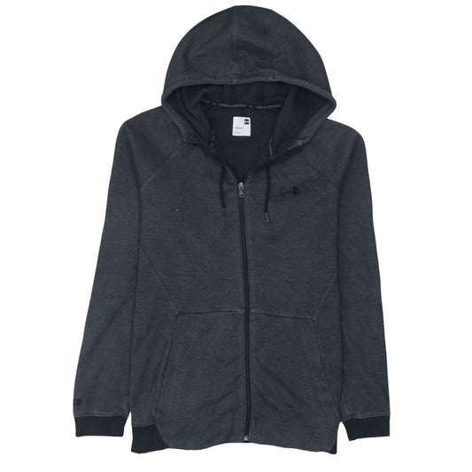 Mens UK Size L Under armour Black Full Zip Hoodie