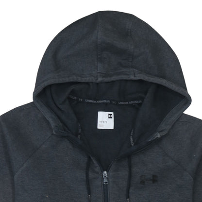 Mens UK Size L Under armour Black Full Zip Hoodie