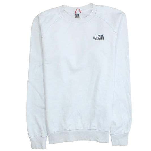 Mens UK Size M The North Face White Pullover Sweatshirt