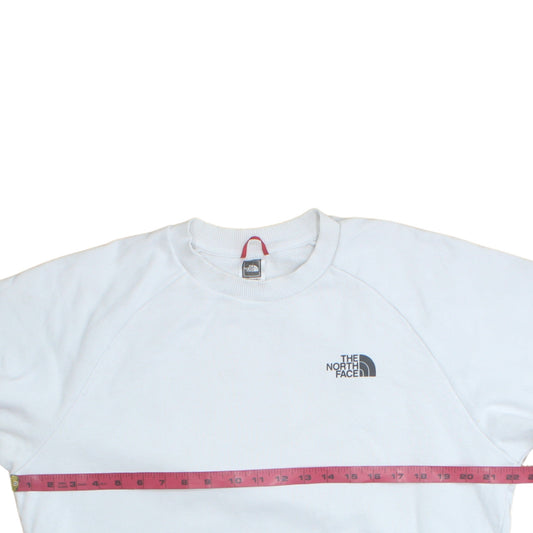 Mens UK Size M The North Face White Pullover Sweatshirt