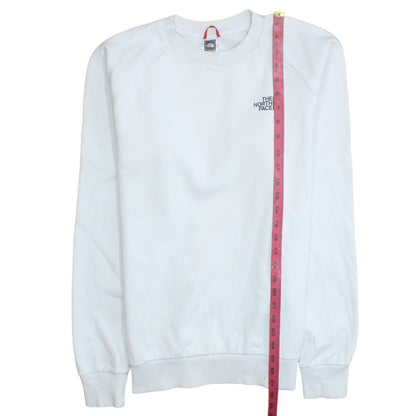 Mens UK Size M The North Face White Pullover Sweatshirt