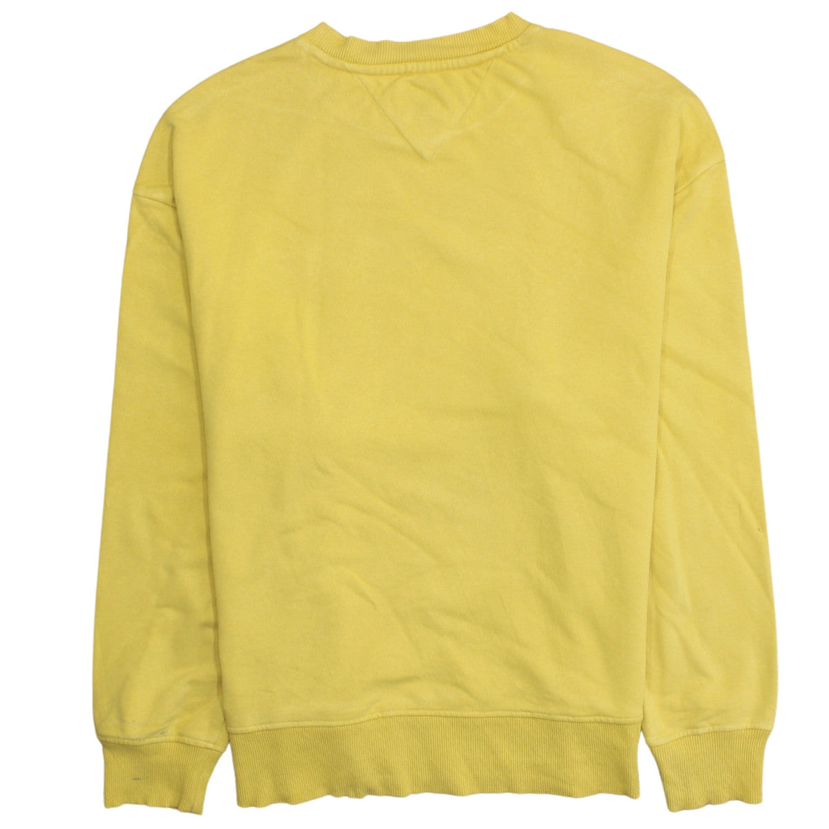 Mens UK Size M Tommy Jeans Yellow Pullover Sweatshirt