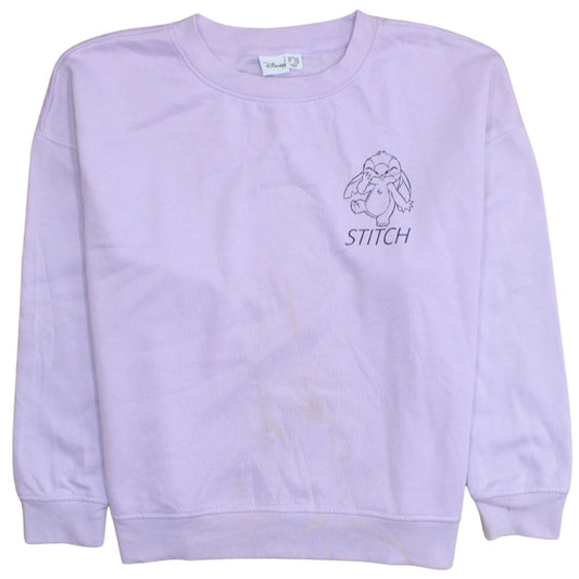Womens UK Size L Disney Purple Pullover Sweatshirt