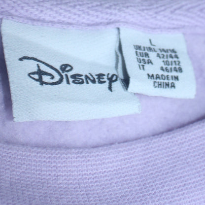Womens UK Size L Disney Purple Pullover Sweatshirt