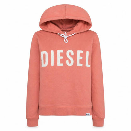 Womens UK Size M Diesel Pink Pullover Hoodie