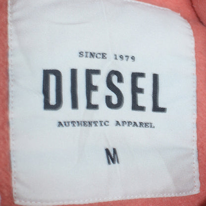 Womens UK Size M Diesel Pink Pullover Hoodie