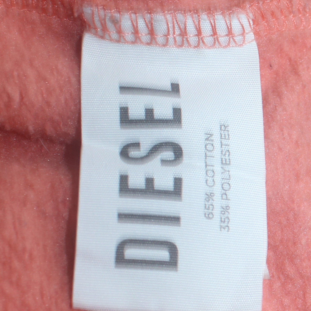 Womens UK Size M Diesel Pink Pullover Hoodie