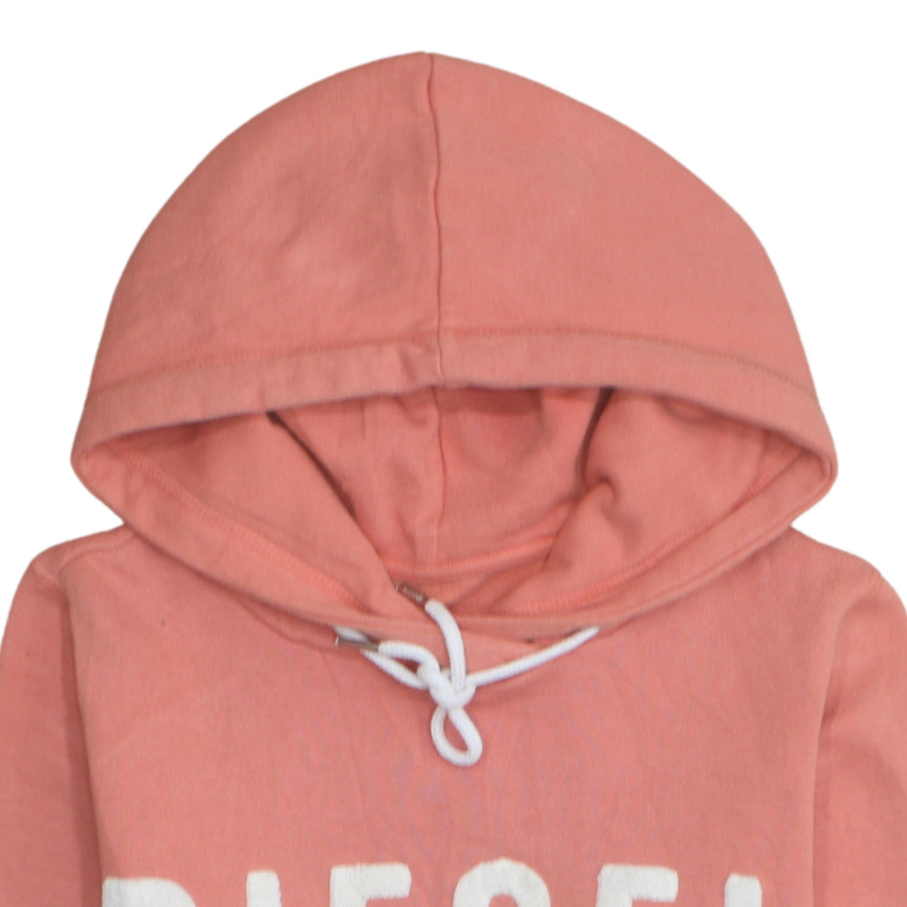 Womens UK Size M Diesel Pink Pullover Hoodie