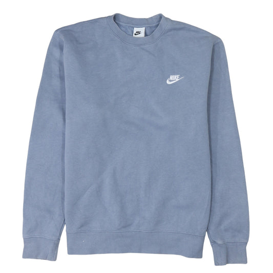 Mens UK Size M Nike Blue Pullover Sweatshirt
