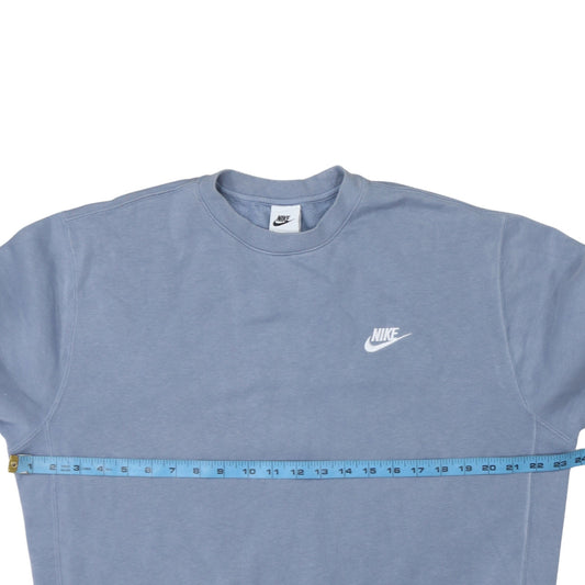 Mens UK Size M Nike Blue Pullover Sweatshirt