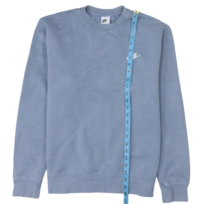 Mens UK Size M Nike Blue Pullover Sweatshirt