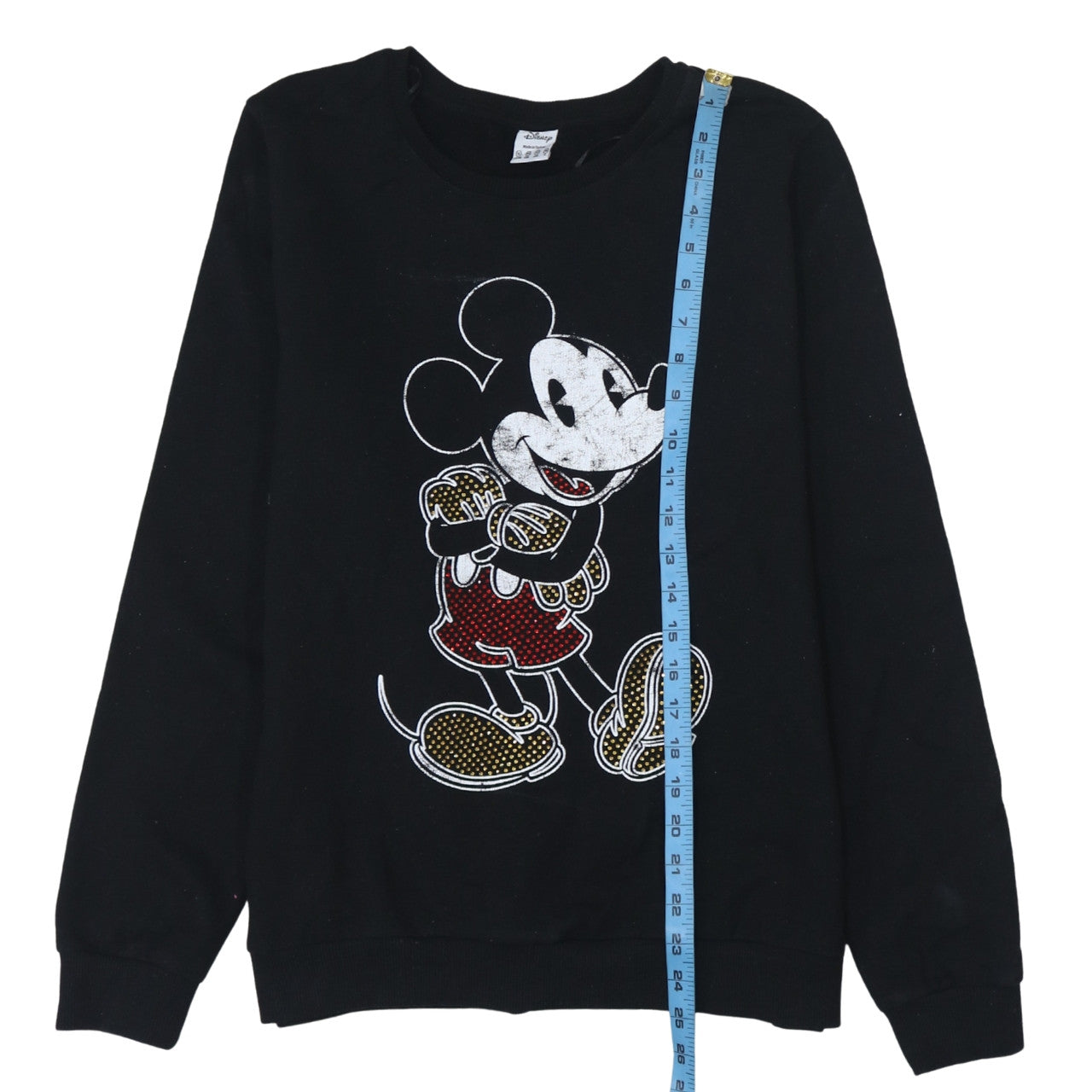 Womens UK Size 16 Disney Black Pullover Sweatshirt