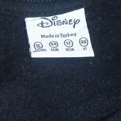 Womens UK Size 16 Disney Black Pullover Sweatshirt