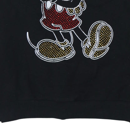 Womens UK Size 16 Disney Black Pullover Sweatshirt
