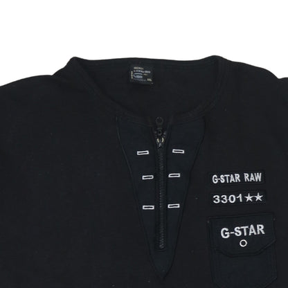 Mens UK Size 2XL G-Star RAW Black  T-Shirt
