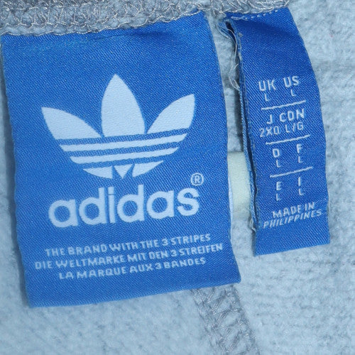 Mens UK Size L adidas Regular Fit Sweatpants Grey Trousers