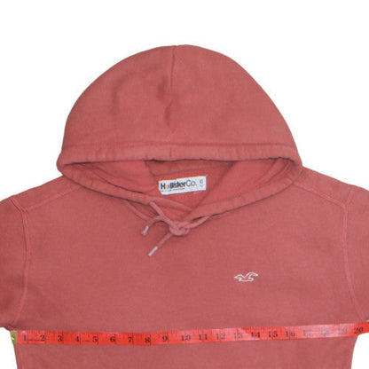 Womens UK Size XS Hollister Co. Pink Pullover Hoodie