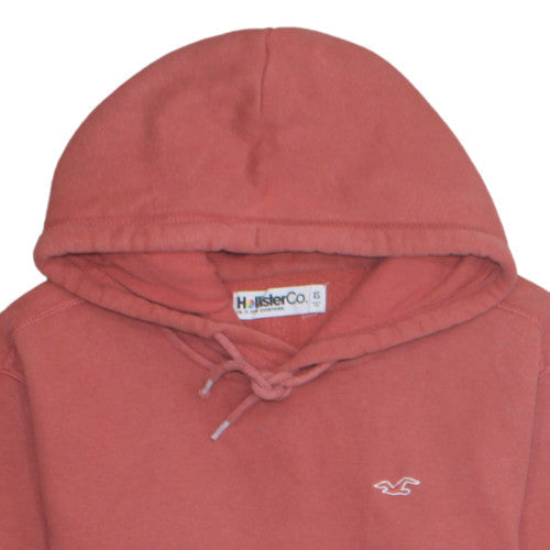 Womens UK Size XS Hollister Co. Pink Pullover Hoodie