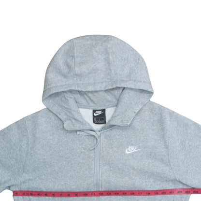 Mens UK Size M Nike Grey Full Zip Hoodie