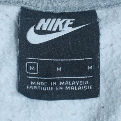 Mens UK Size M Nike Grey Full Zip Hoodie