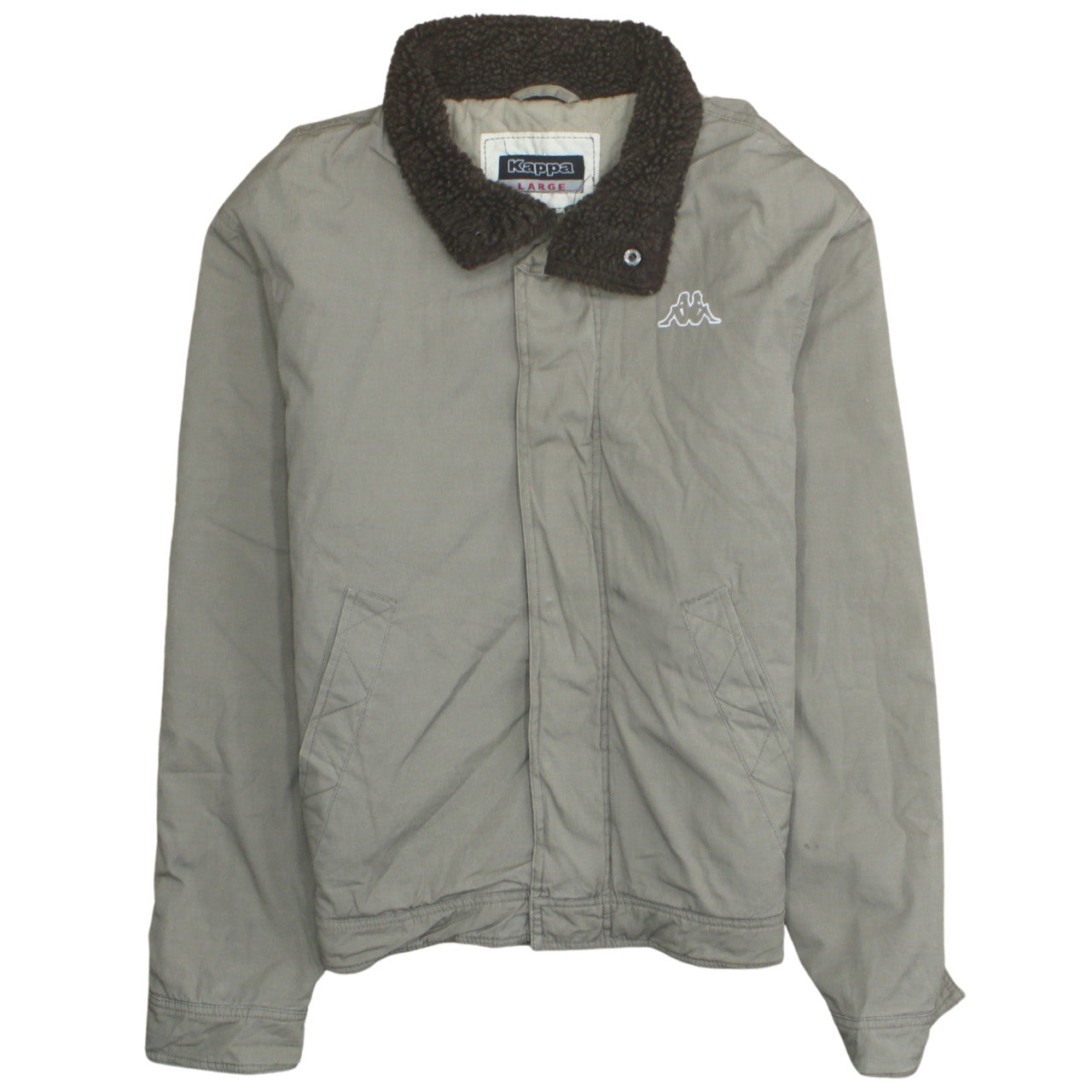 Mens UK Size L Kappa Beige Bomber Jacket