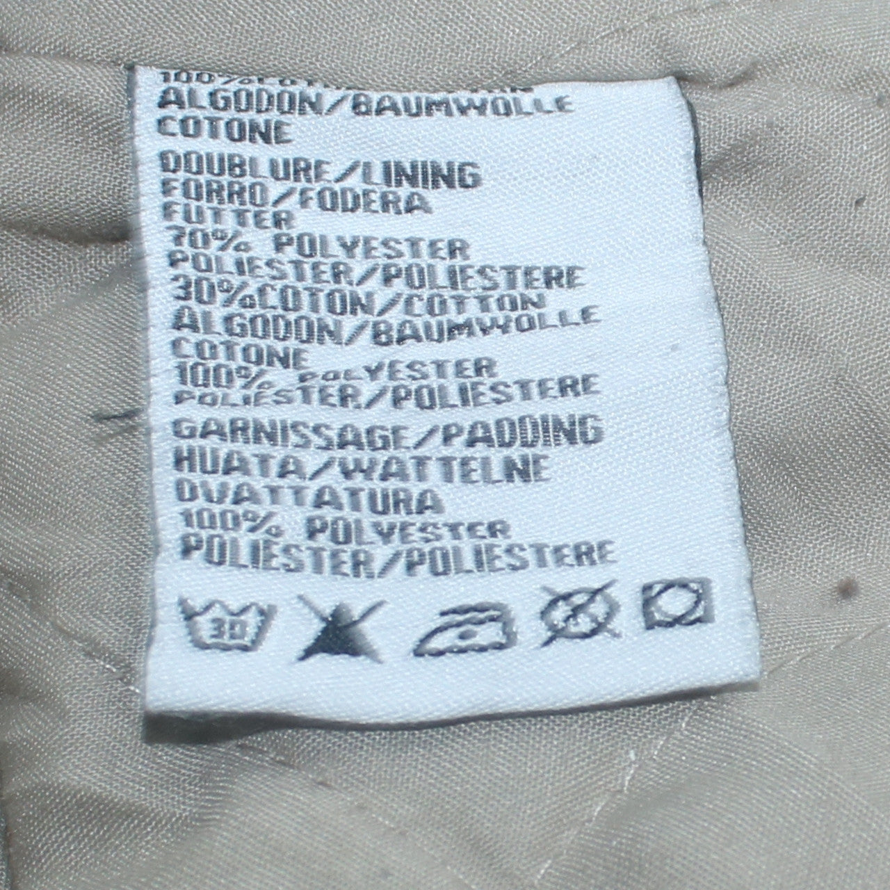 Mens UK Size L Kappa Beige Bomber Jacket
