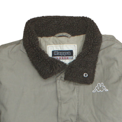 Mens UK Size L Kappa Beige Bomber Jacket