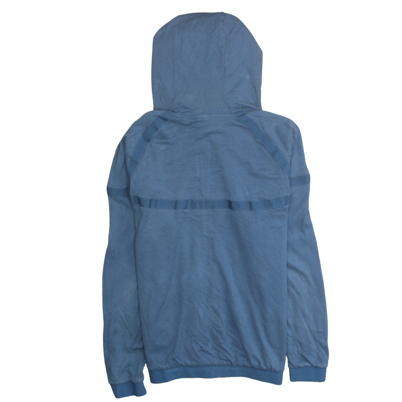 Mens UK Size L Nike Blue Full Zip Hoodie