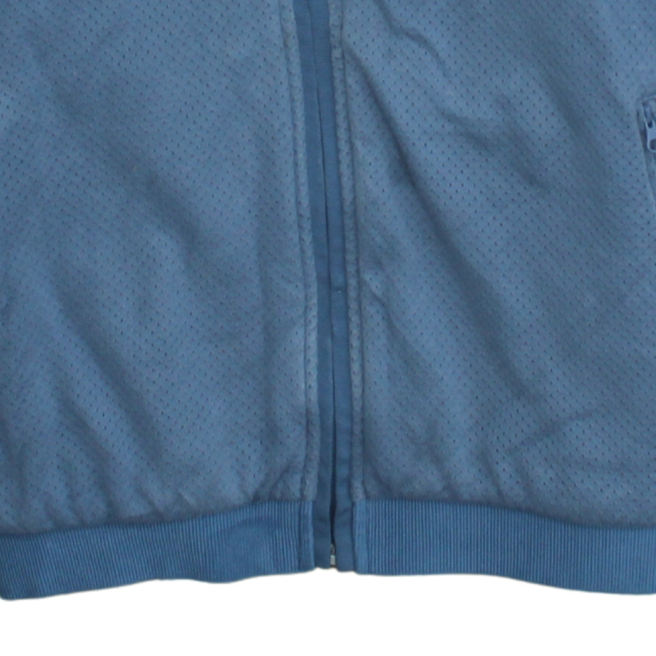 Mens UK Size L Nike Blue Full Zip Hoodie